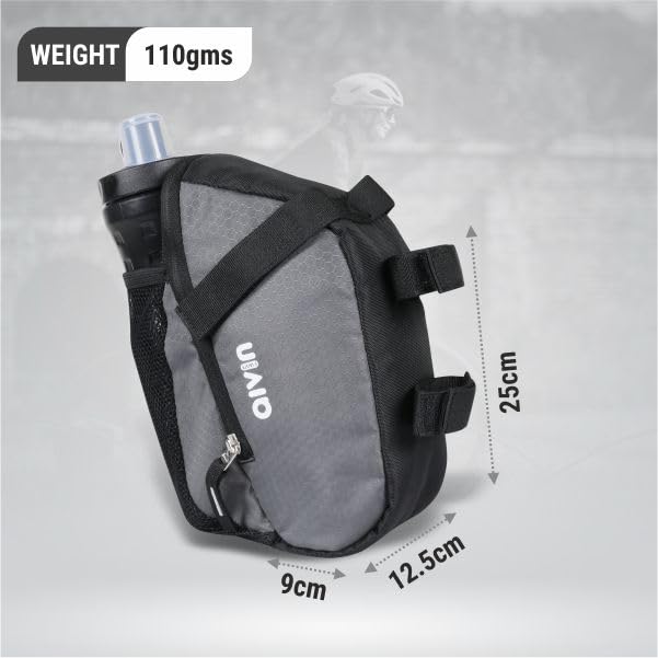Aivin Saddle Bag with Pouch for carring Water Bottle Bicycle Under Seat Bag, Travel Bag, Cycle Accessories for Tools, Mobile Phones Bicycle Storage