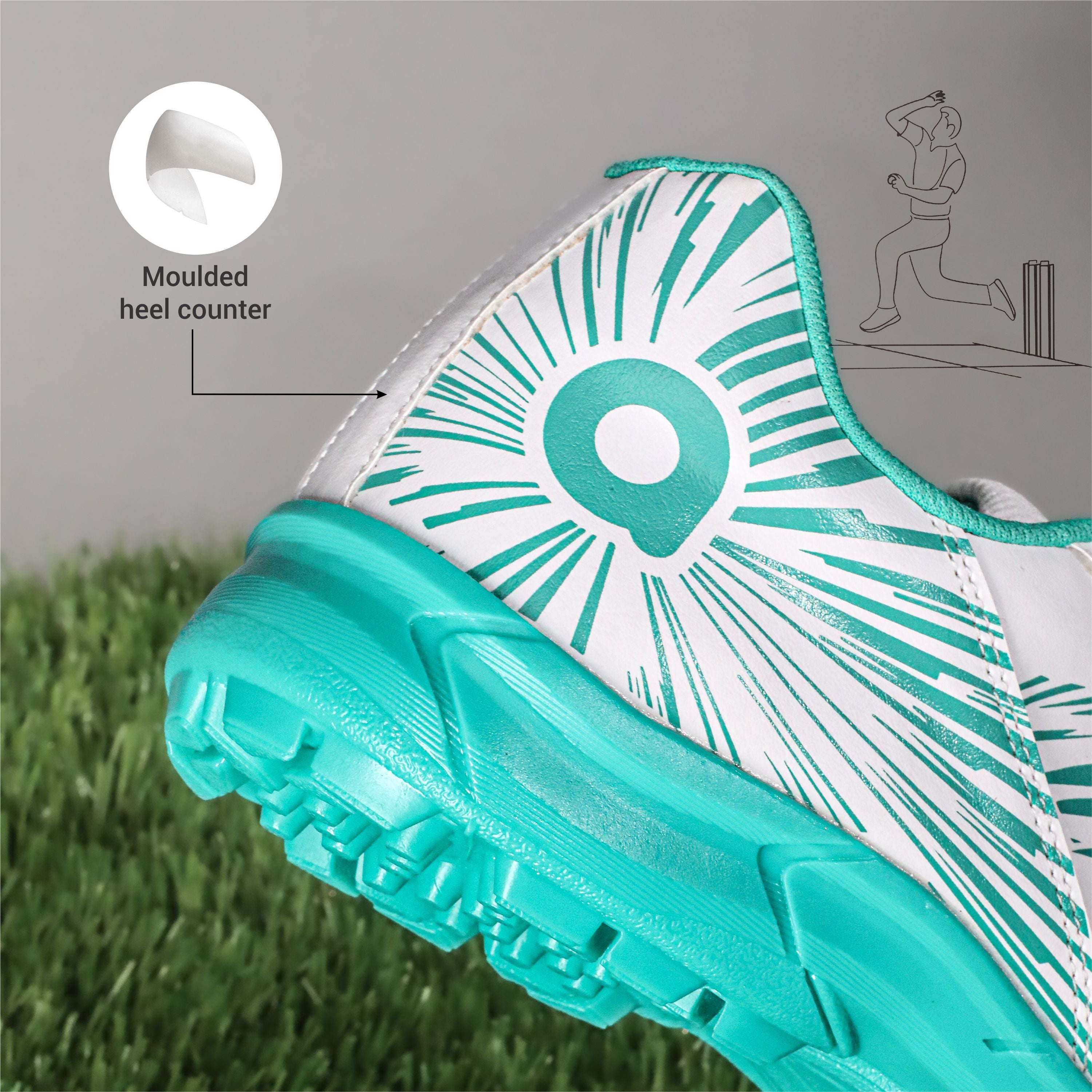 AIVIN County Cricket Shoes