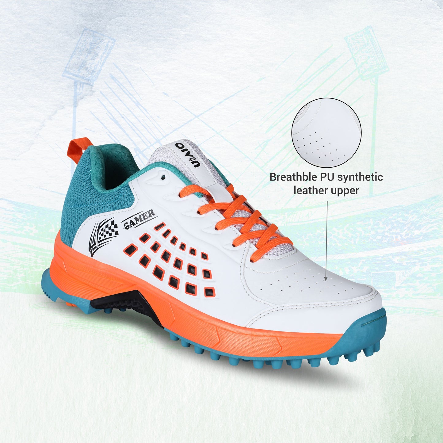 AIVIN Gamer Cricket Shoes