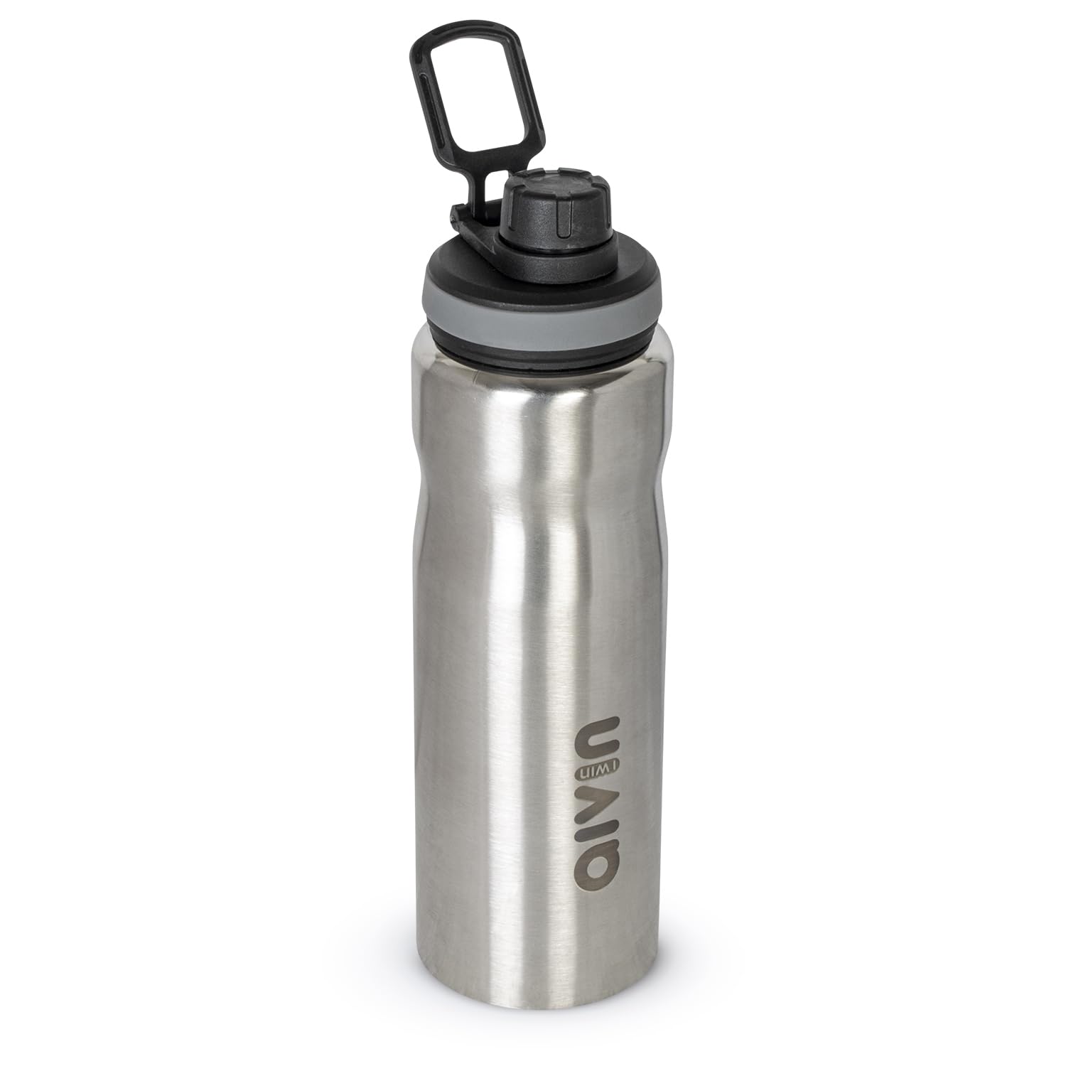 AIVIN Coolsip Stainless Steel Water Bottle | Leak proof & break-proof | Lid is sealed by a silicone ring | Best Usage for Office/School/College/Gym/Picnic/Home/Fridge |1 Litre | Silver (Coolsip)