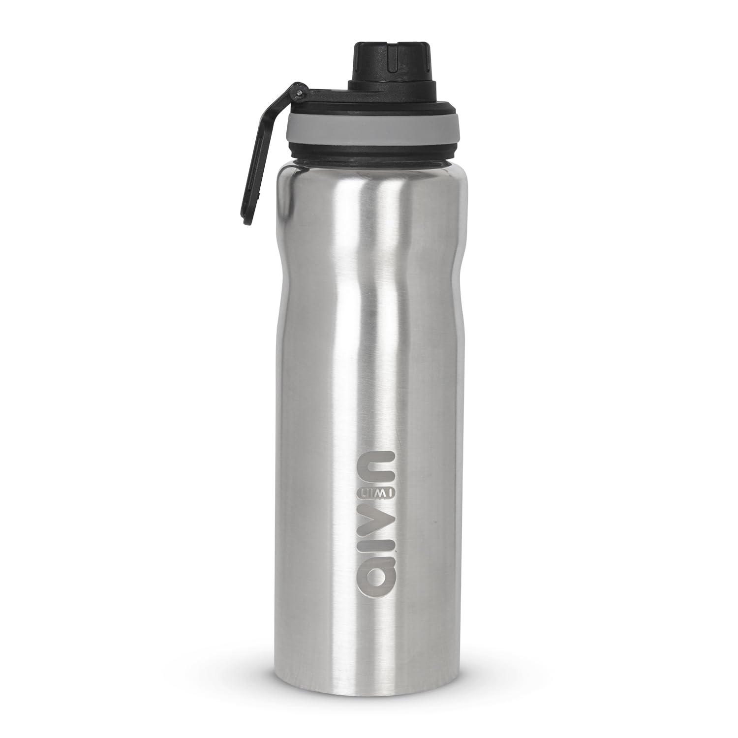 AIVIN Coolsip Stainless Steel Water Bottle | Leak proof & break-proof | Lid is sealed by a silicone ring | Best Usage for Office/School/College/Gym/Picnic/Home/Fridge |1 Litre | Silver (Coolsip)