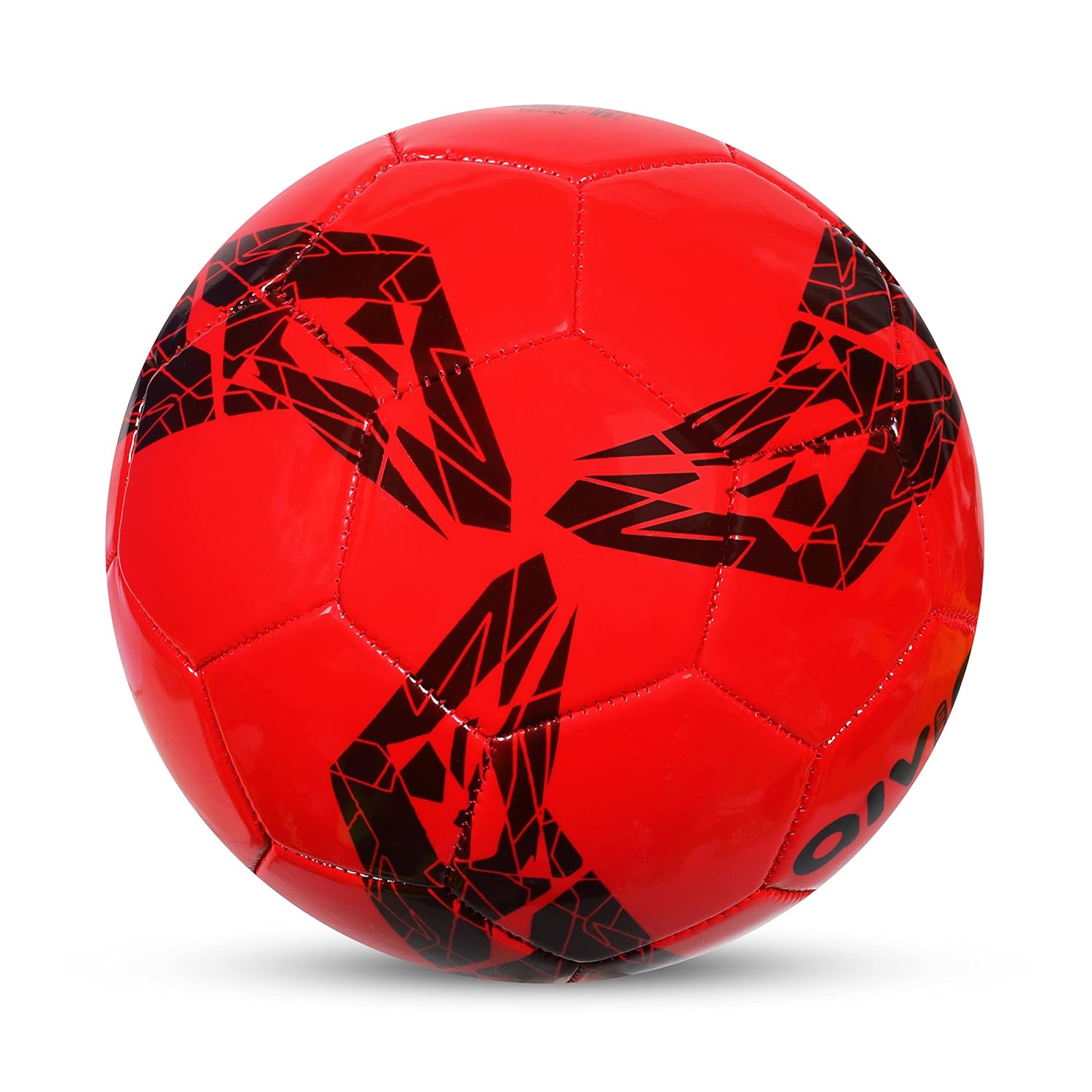 Aivin England Machine Stitched Football Game, for Training, Match, Sports, Playing, Outdoor Ball, Durable & Water Resistance Football for Practice, 32 Panel, Size-5 (Red)