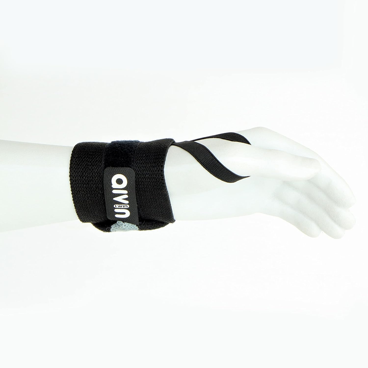 Aivin Weight Lifting Wrist with Thumb Strap (BlackGrey) Free Size