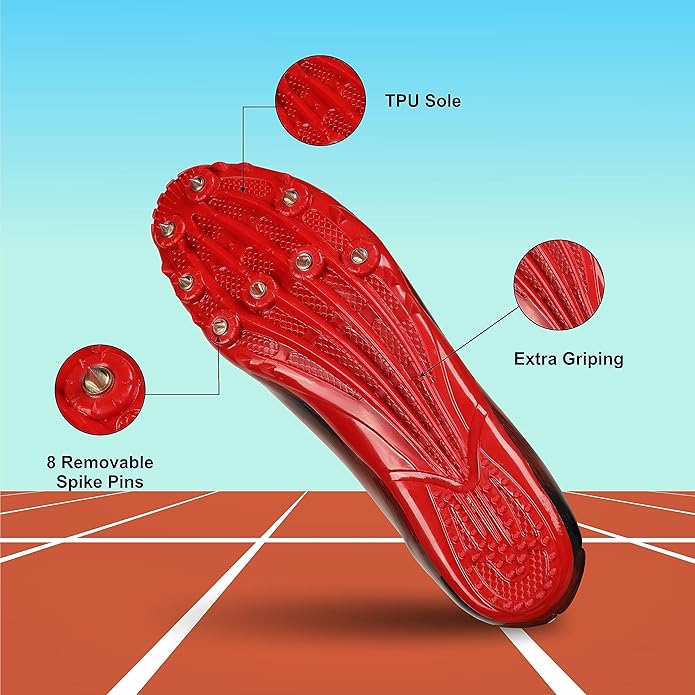 AIVIN Race Running Spikes for Men/Comfortable and Lightweight/Sports Shoe