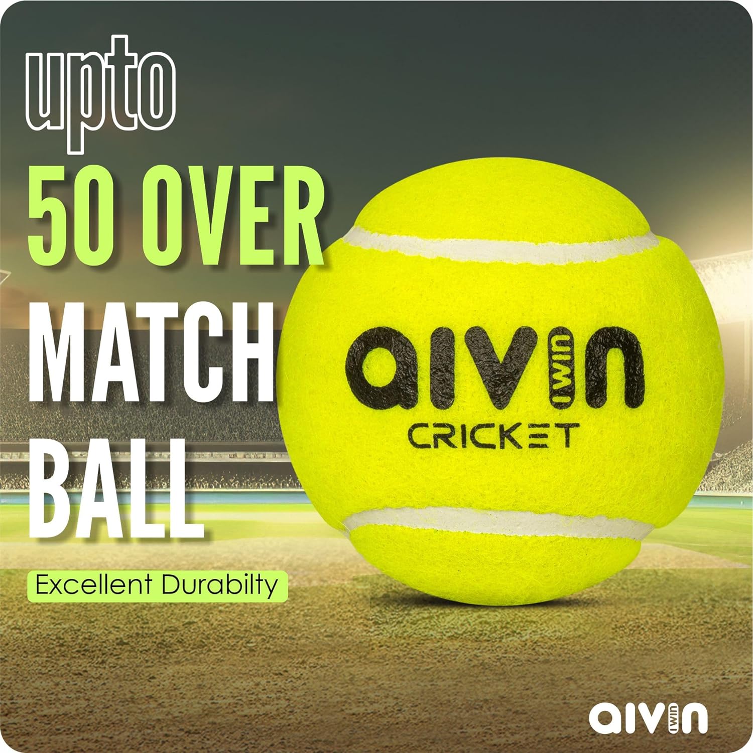 AIVIN Speed High Bounce Tennis Cricket Ball (1)