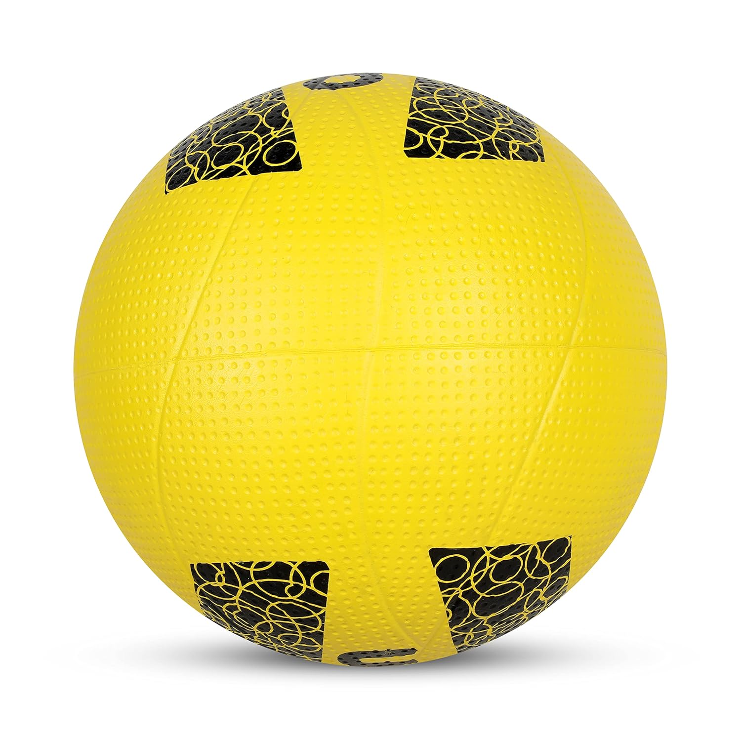 AIVIN Attract Volleyball, Volleyball Games, Match Ball, Training Ball, Indoor, Outdoor Ball, Durable for Practice, Water Resistant and Suitable for All Surface, (Yellow) Size-4
