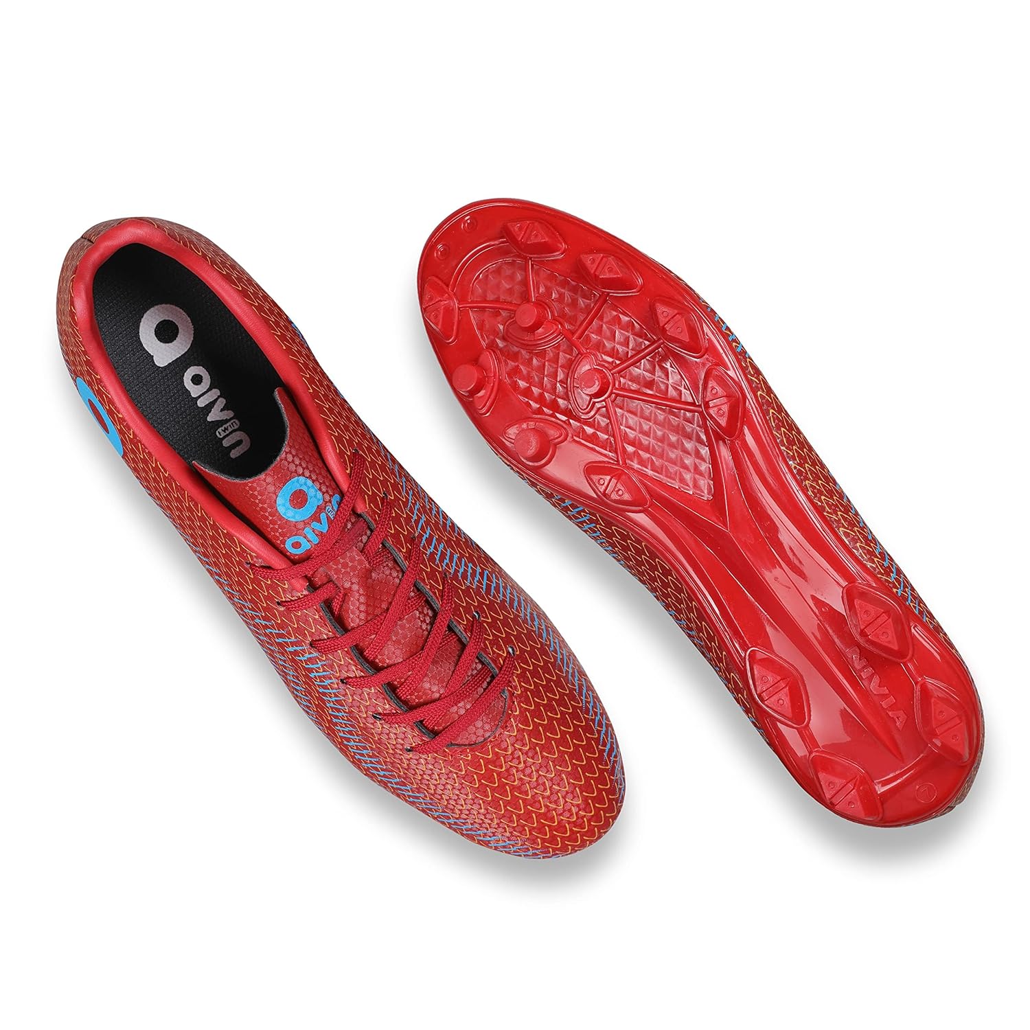 Aivin Rattle Snake Football Stud for Soft and Hard Ground, Lightweight Insole Provides More Comfort and Grip, Football Shoes for Men,