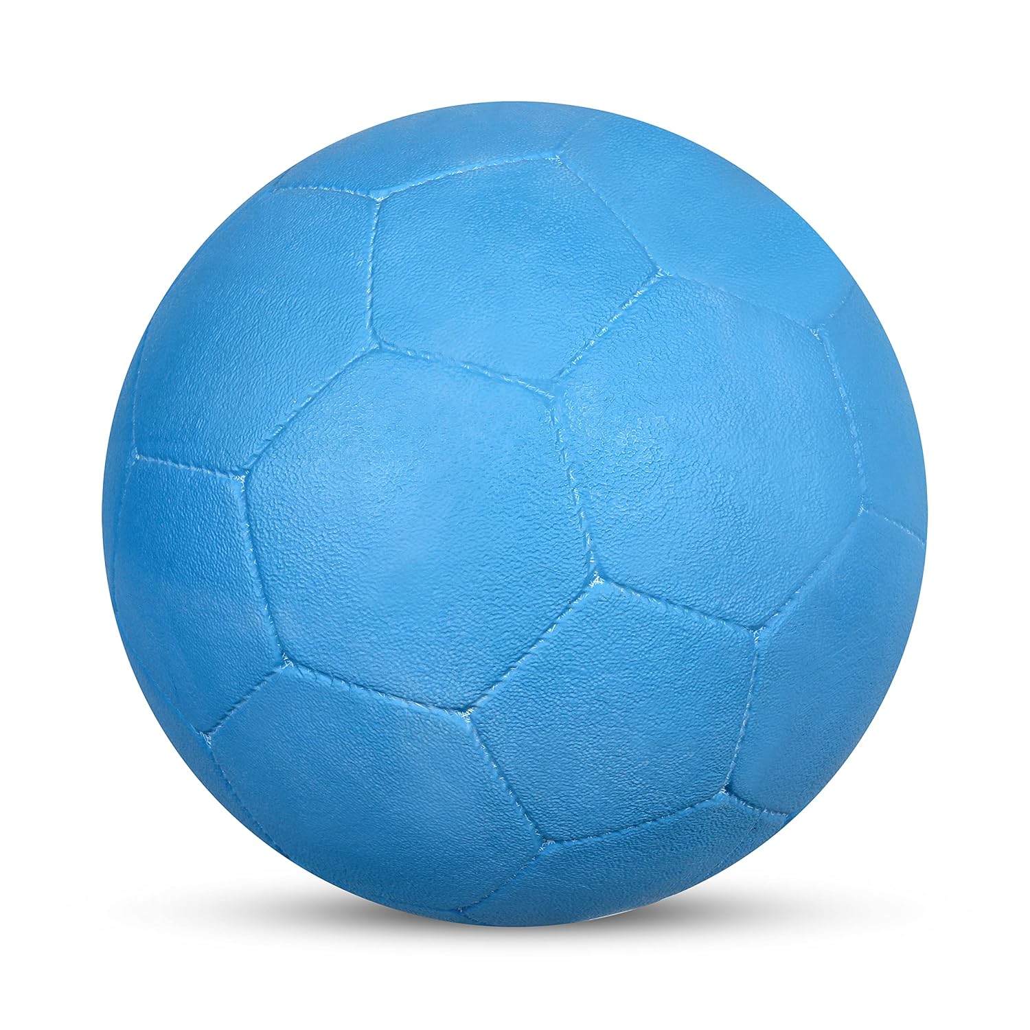Aivin Ocean Champion League Rubber Molded Football Game, for Training, Match, Sports, Playing, Outdoor Ball, Durable & Water Resistance Football for Practice, 32 Panel, Size-5 (Sky Blue)