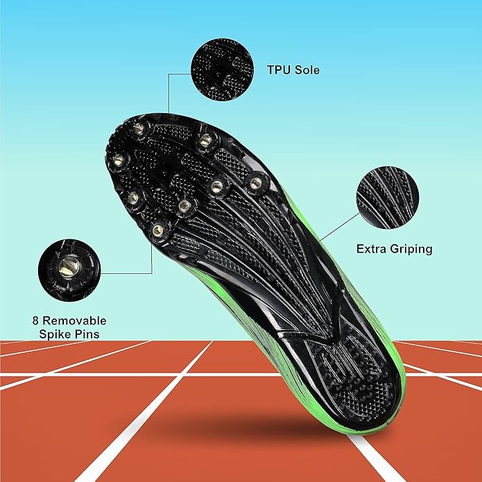AIVIN Race Running Spikes for Men/Comfortable and Lightweight/Sports Shoe