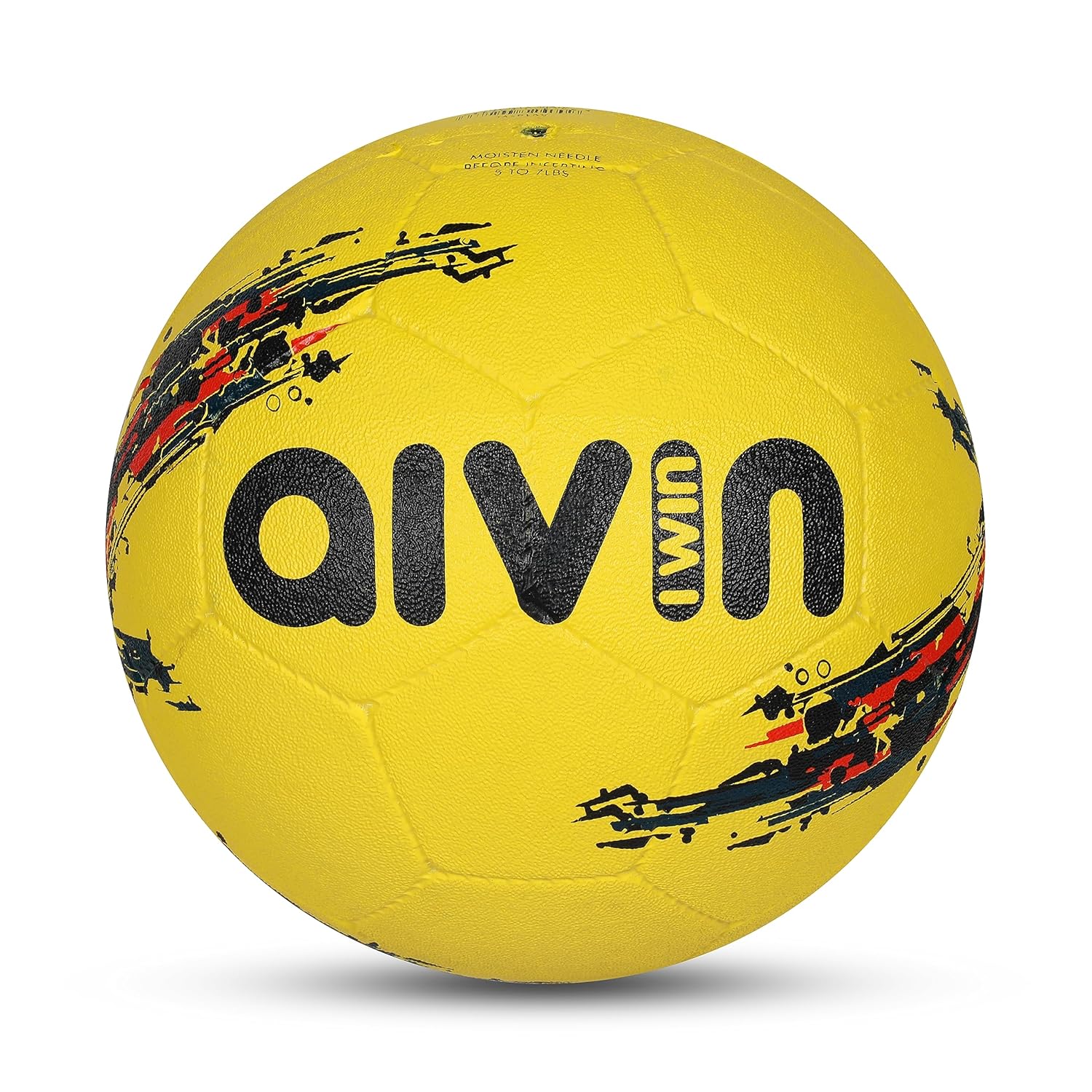 AIVIN Strong Moulded Football Rubberized Moulded/Suitable for Hard Ground Without Grass/Training Ball/Soccer Ball for Men/Women/Football Size -5(Yellow)