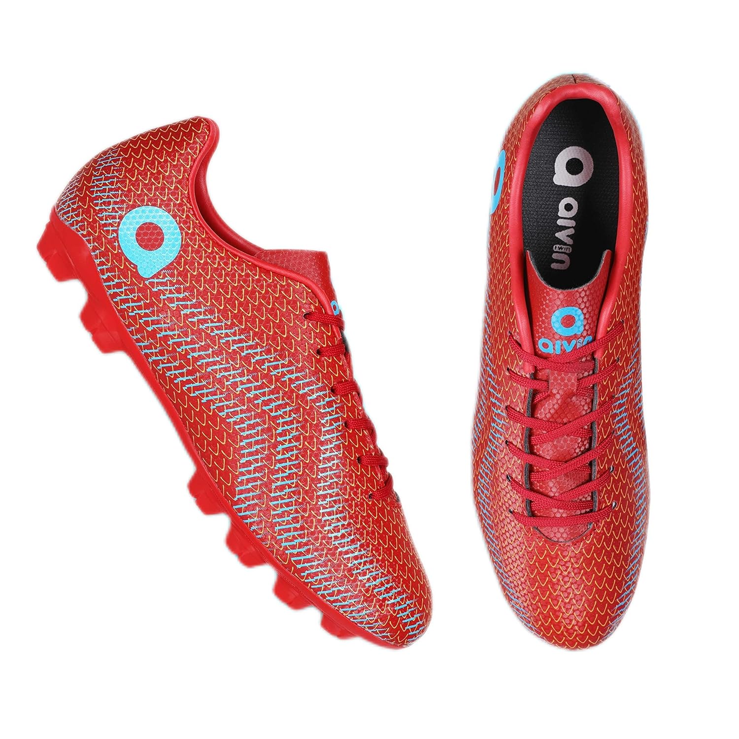 Aivin Rattle Snake Football Stud for Soft and Hard Ground, Lightweight Insole Provides More Comfort and Grip, Football Shoes for Men,