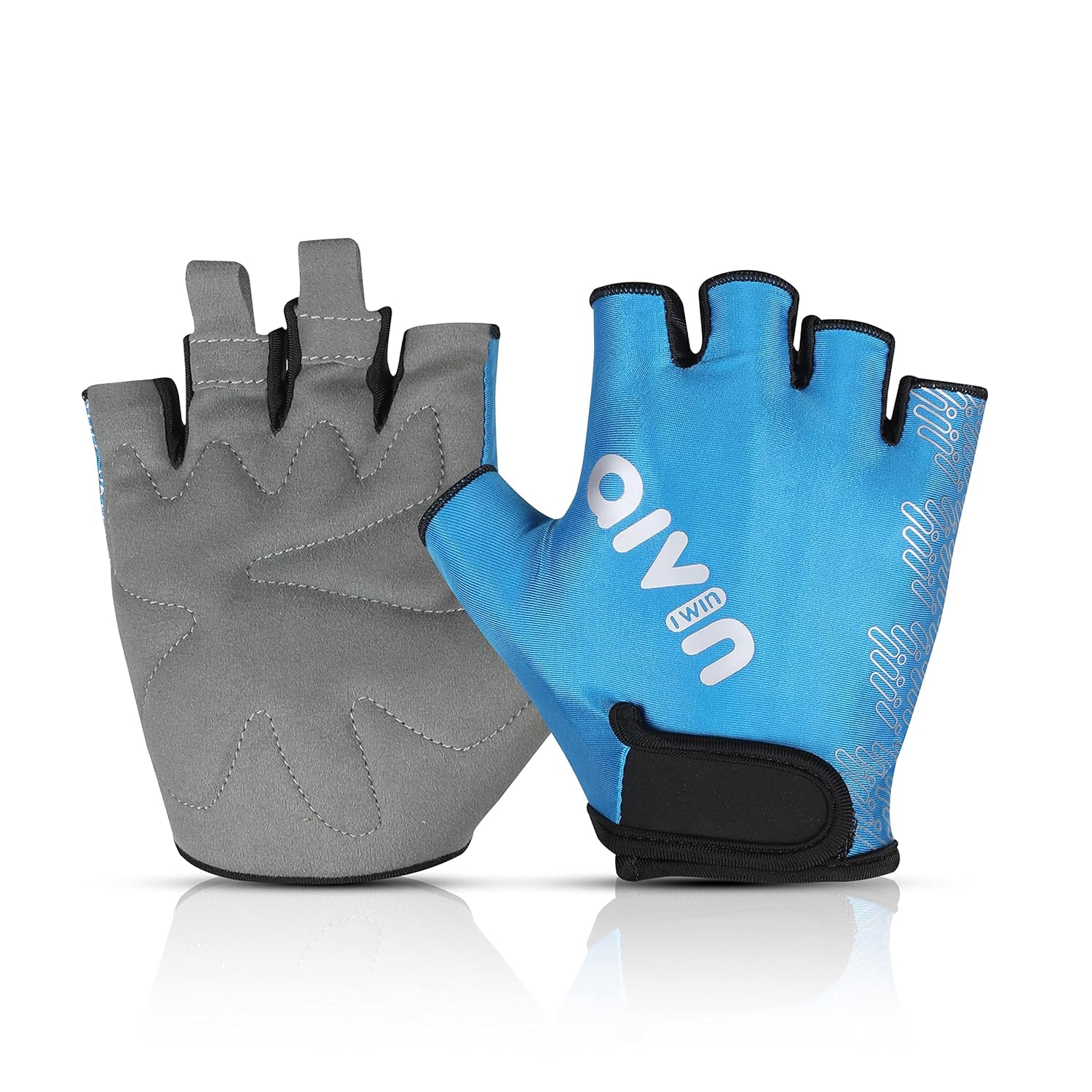 AIVIN Men Trend Gym Gloves Set Design for Gym Workouts, Weight Lifting, Exercise, Pull-Up, Crossfit, Cycling, Fitness, and Training with Good Grip and Soft Padding Size - Small (Blue)