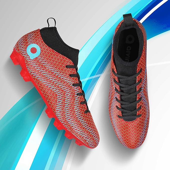 Pro Rattle Snake Football Stud Black/Orange Football Shoes for Men