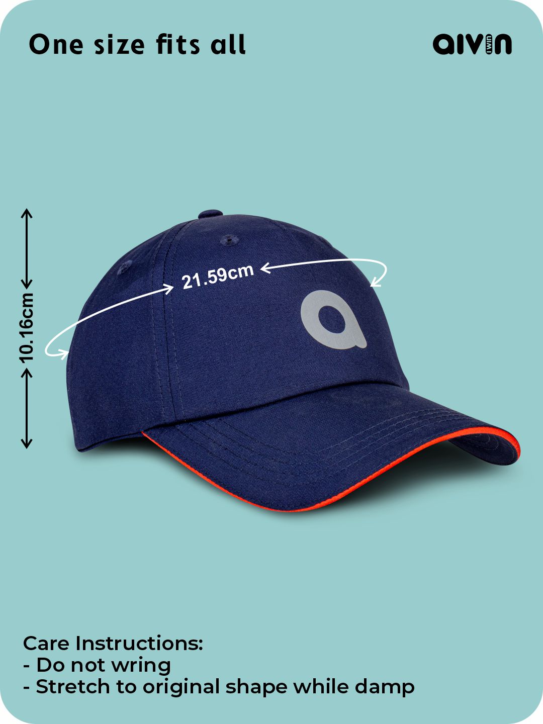 AIVIN Head Caps for Men & Womens Caps with Adjustable Strap for Boys & Girls Unisex Caps for All Sports Breathable Summer Cap(BLUE)