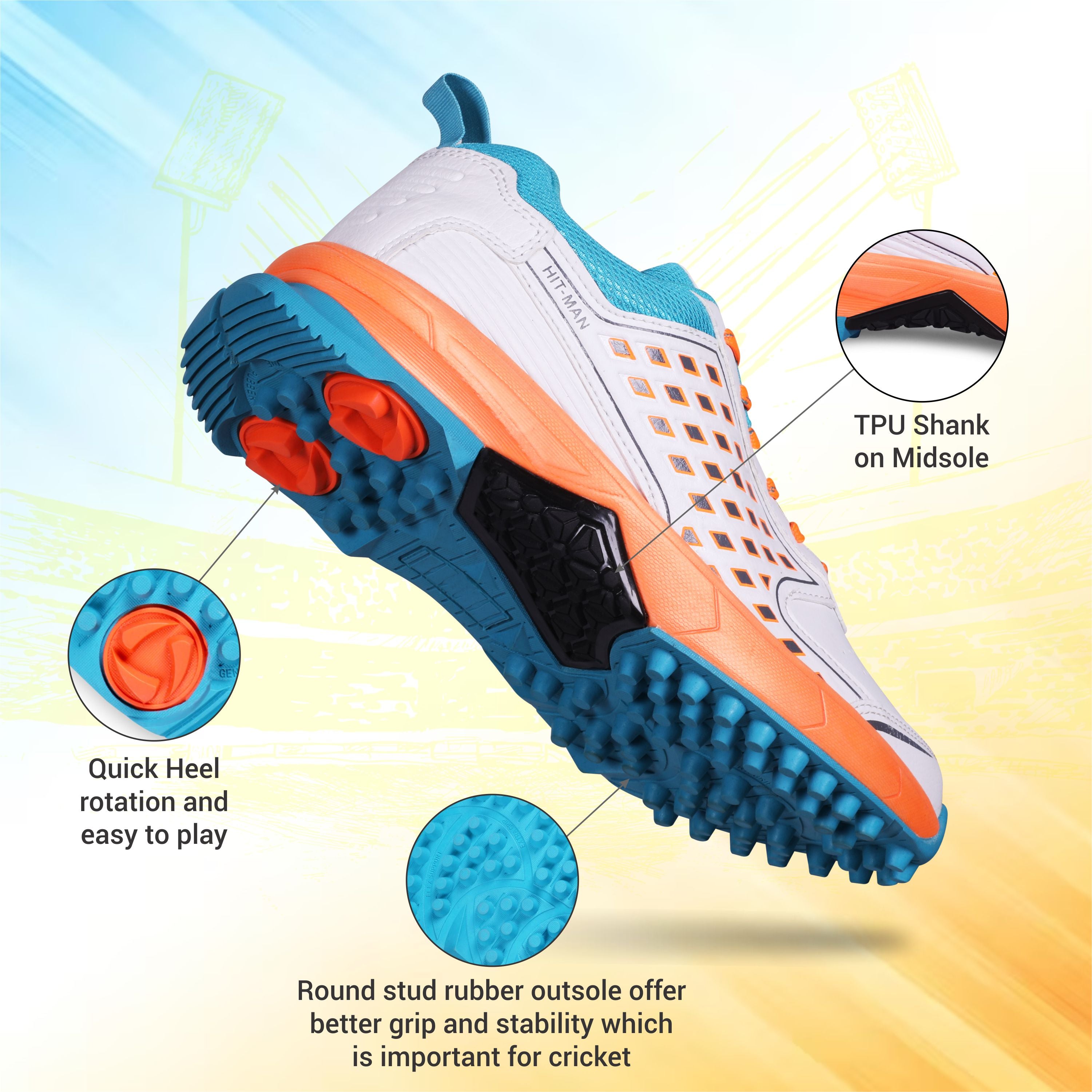 AIVIN HIT-MAN Cricket Shoes