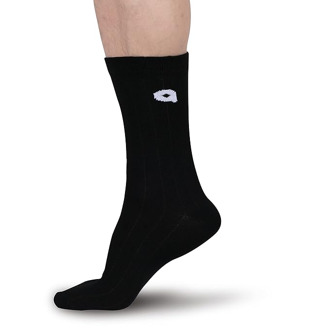 Aivin Trend All Day Comfort Socks Breathable, Sports, Running, and Gym, Socks are Soft, extremely lightweight, and comfortable too, Providing warmth and softness to your feet (Pack of 3, Black/White/Navy Blue)